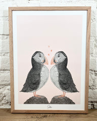 Affiche Pablo est une fille Duo de macareux (30x40 cm)