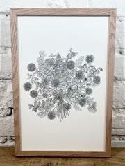 Affiche Pablo est une fille Bouquet (20x30 cm)