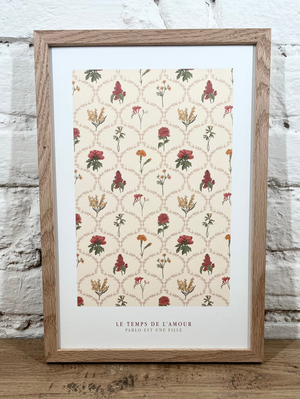 Affiche Pablo est une fille Le temps de l'amour (20x30 cm)