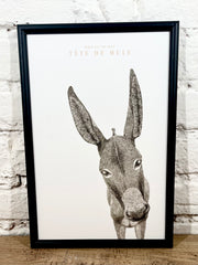 Affiche Pablo est une fille Tête de mule (20x30 cm)