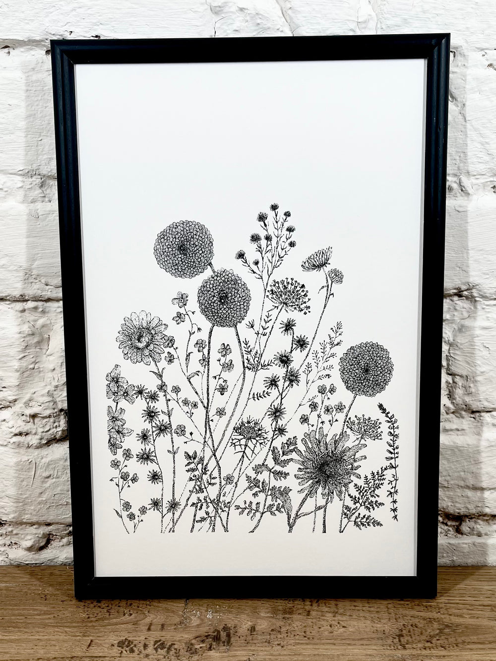 Affiche Pablo est une fille Jardin fleuri (20x30 cm)