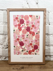 Affiche Pablo est une fille Le temps de fleurs (20x30 cm)