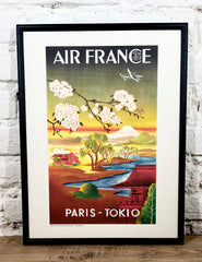 Affiche Air France Paris Tokyo A359