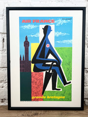 Affiche Air France Grande Bretagne A100