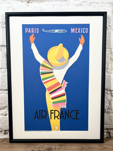 Affiche Air France Paris Mexico A307