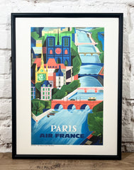 Affiche Air France Paris A106