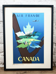Affiche Air France Canada A287