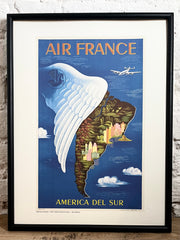 Affiche Air France Amérique du Sud A046