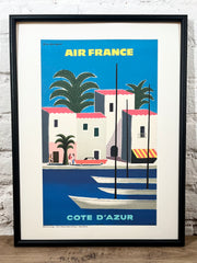 Affiche Air France Côte d'Azur A096