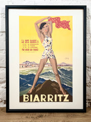 Affiche Air France Biarritz A1099