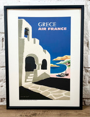 Affiche Air France Grèce A093