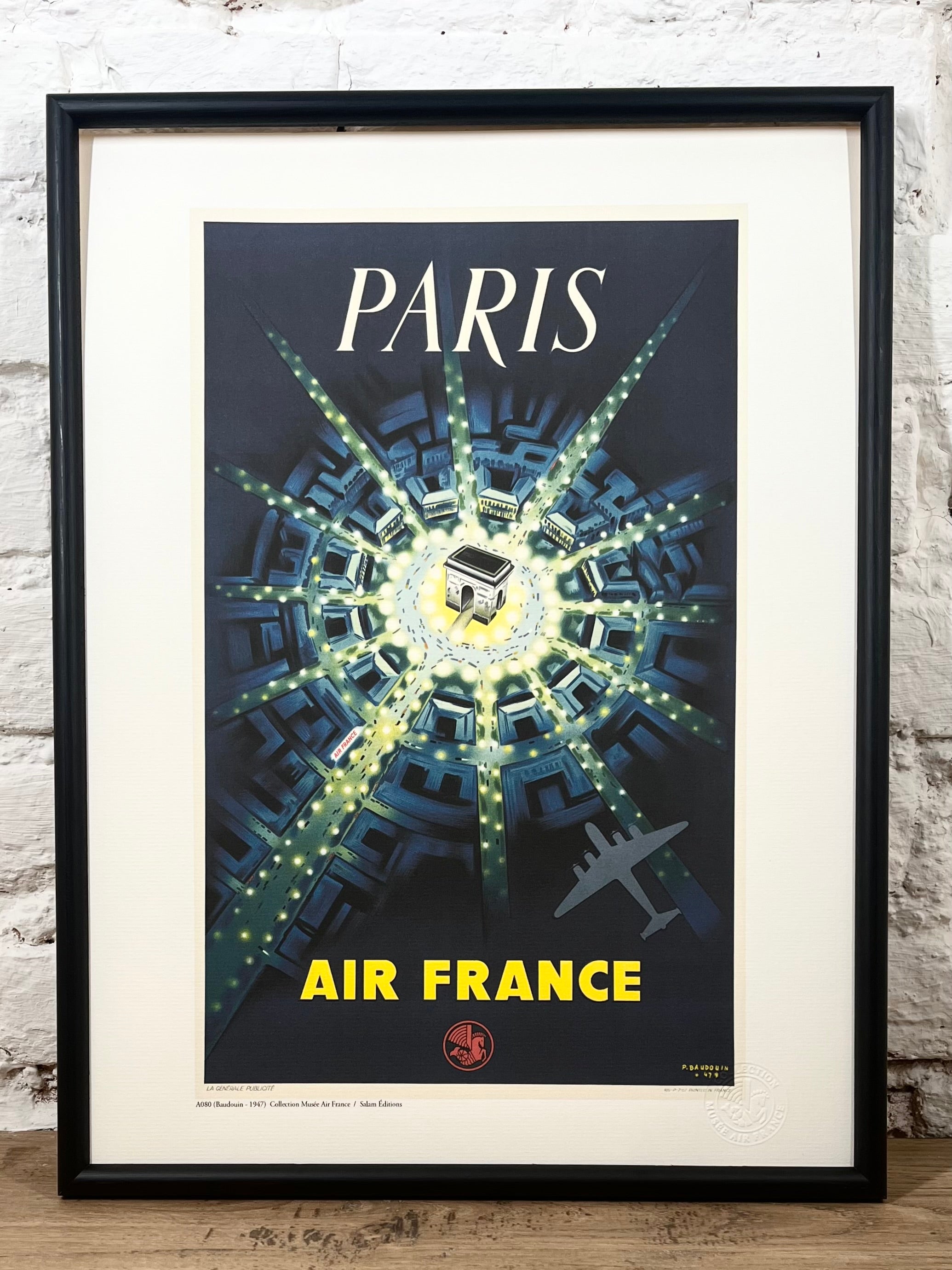 Affiche Air France Arc de Triomphe A080
