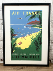Affiche Air France Île Maurice A068