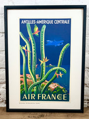 Affiche Air France Antilles A031