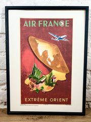Affiche Air France Extrême Orient A326
