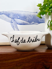 Bol Pied de Poule Chef de tribu