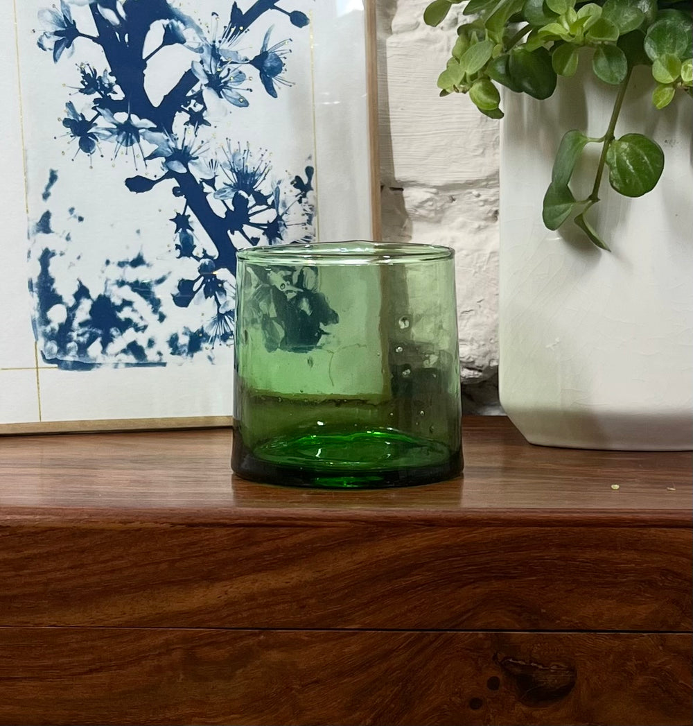 Verre beldi marocain vert 200 ml