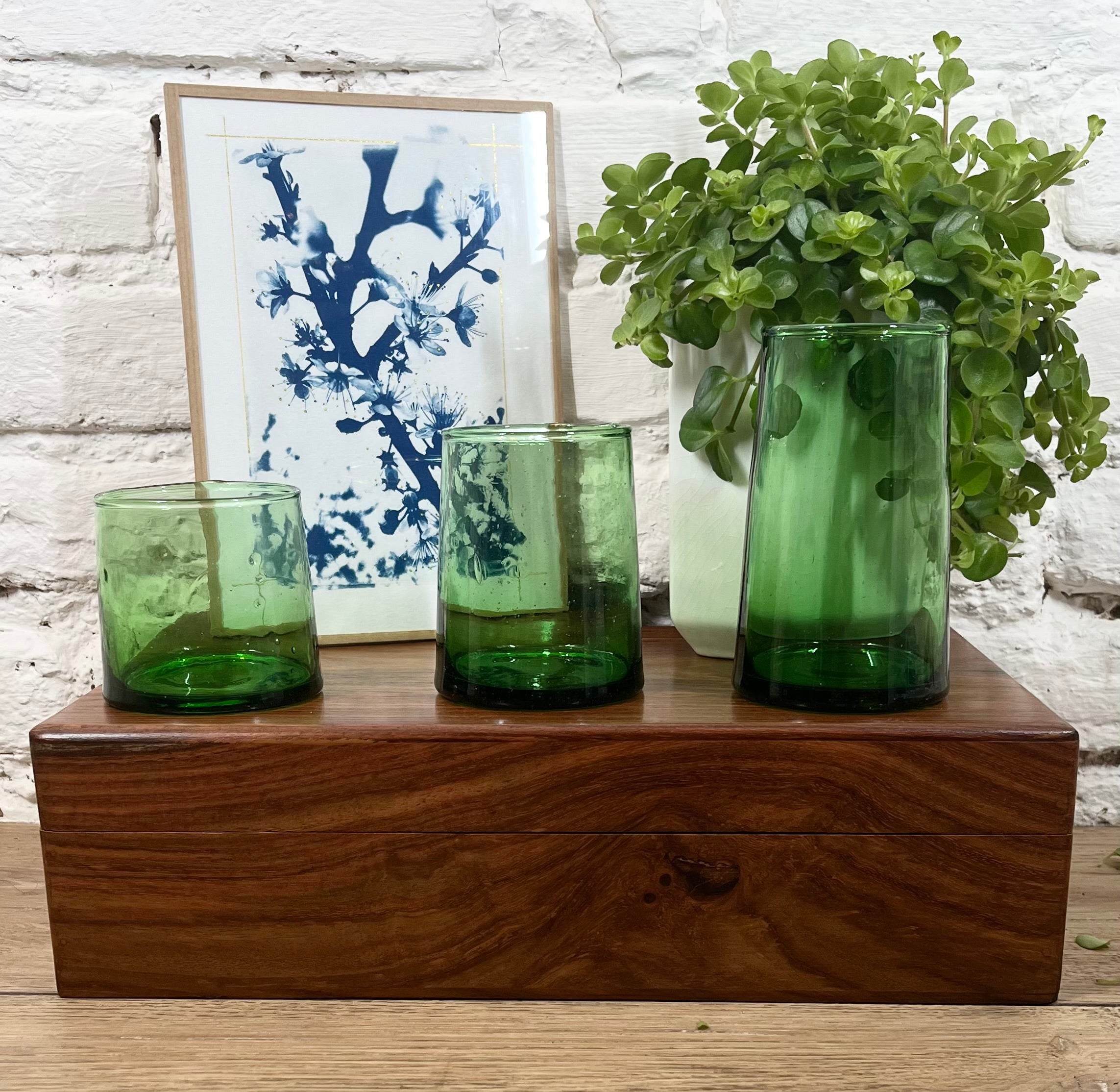 Verre marocain vert 260 ml