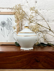 Sucrier en porcelaine de Sologne