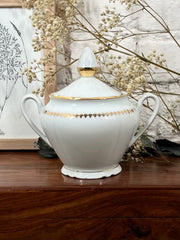 Sucrier en porcelaine de Sologne