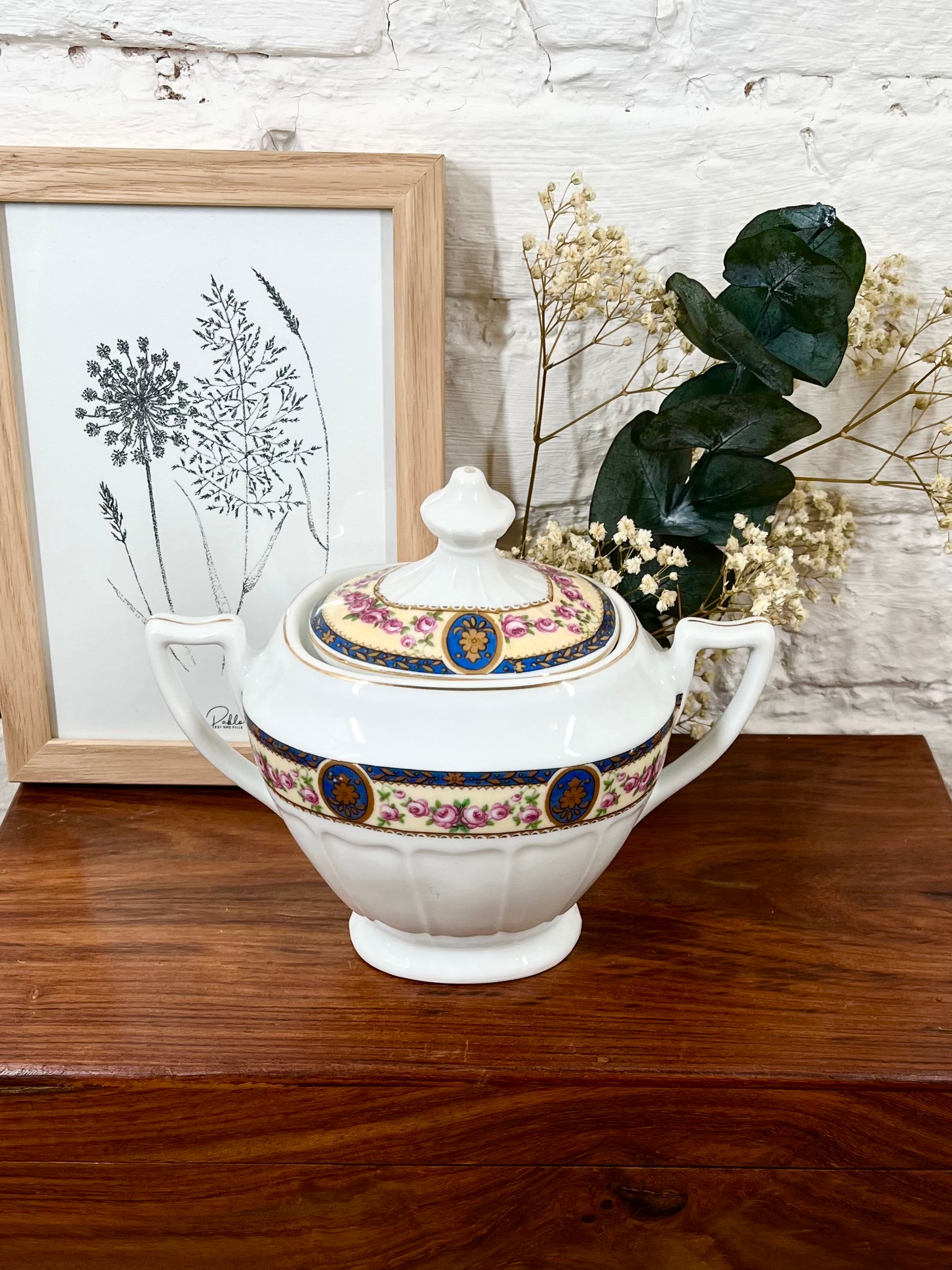 Sucrier en porcelaine