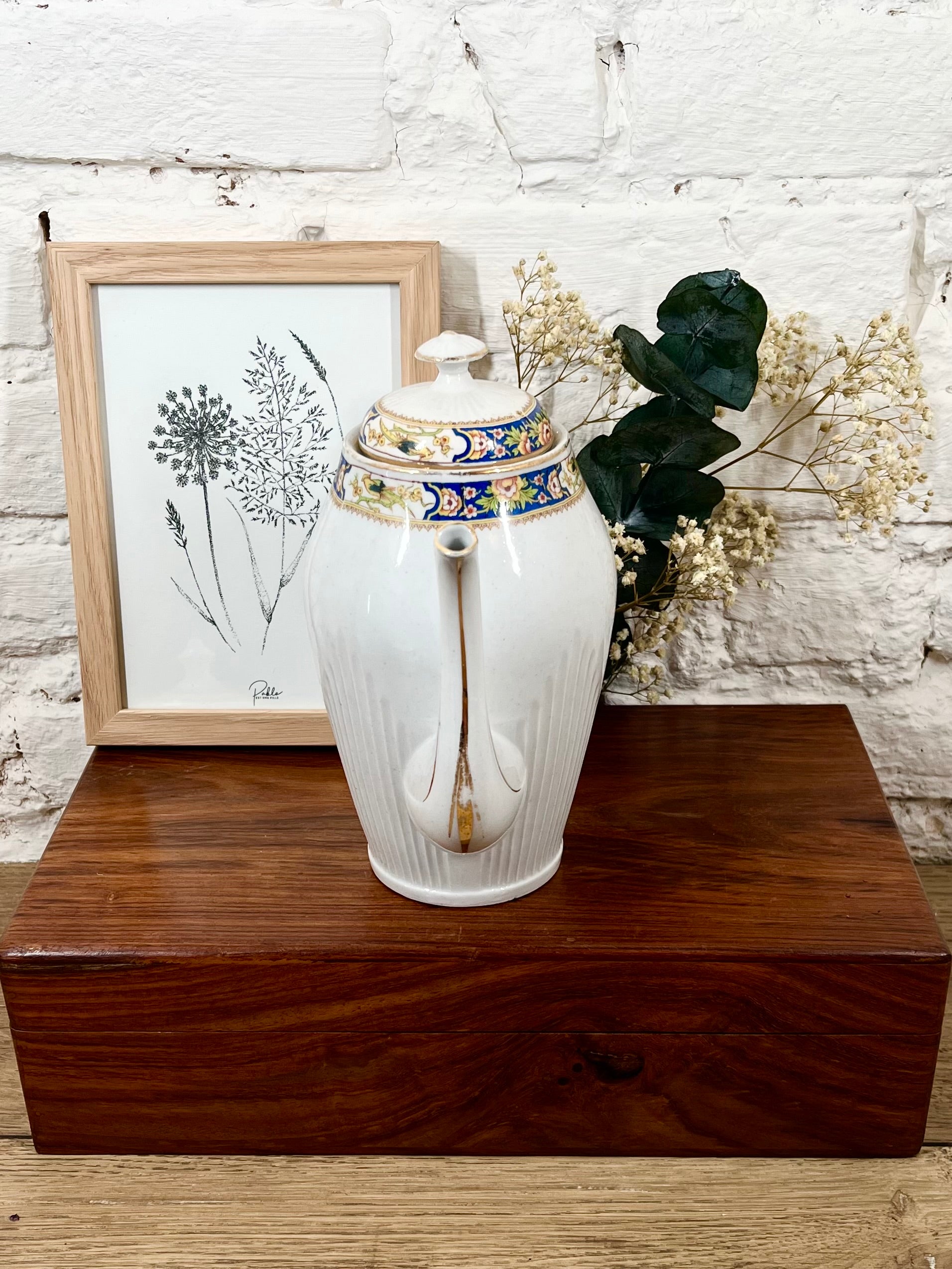 Cafetière en faïence Art déco