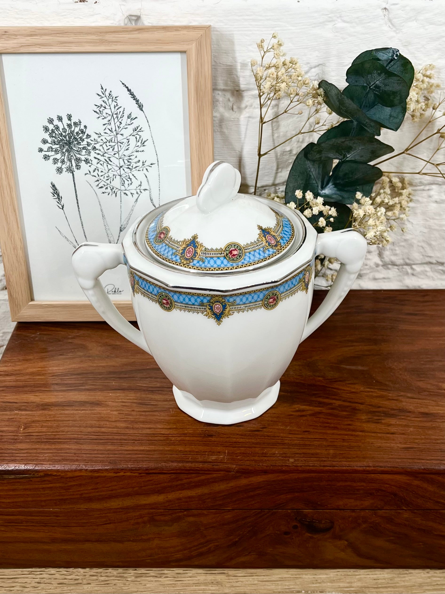 Sucrier en porcelaine de Limoges