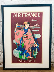 Affiche Air France Paris Tokyo A064