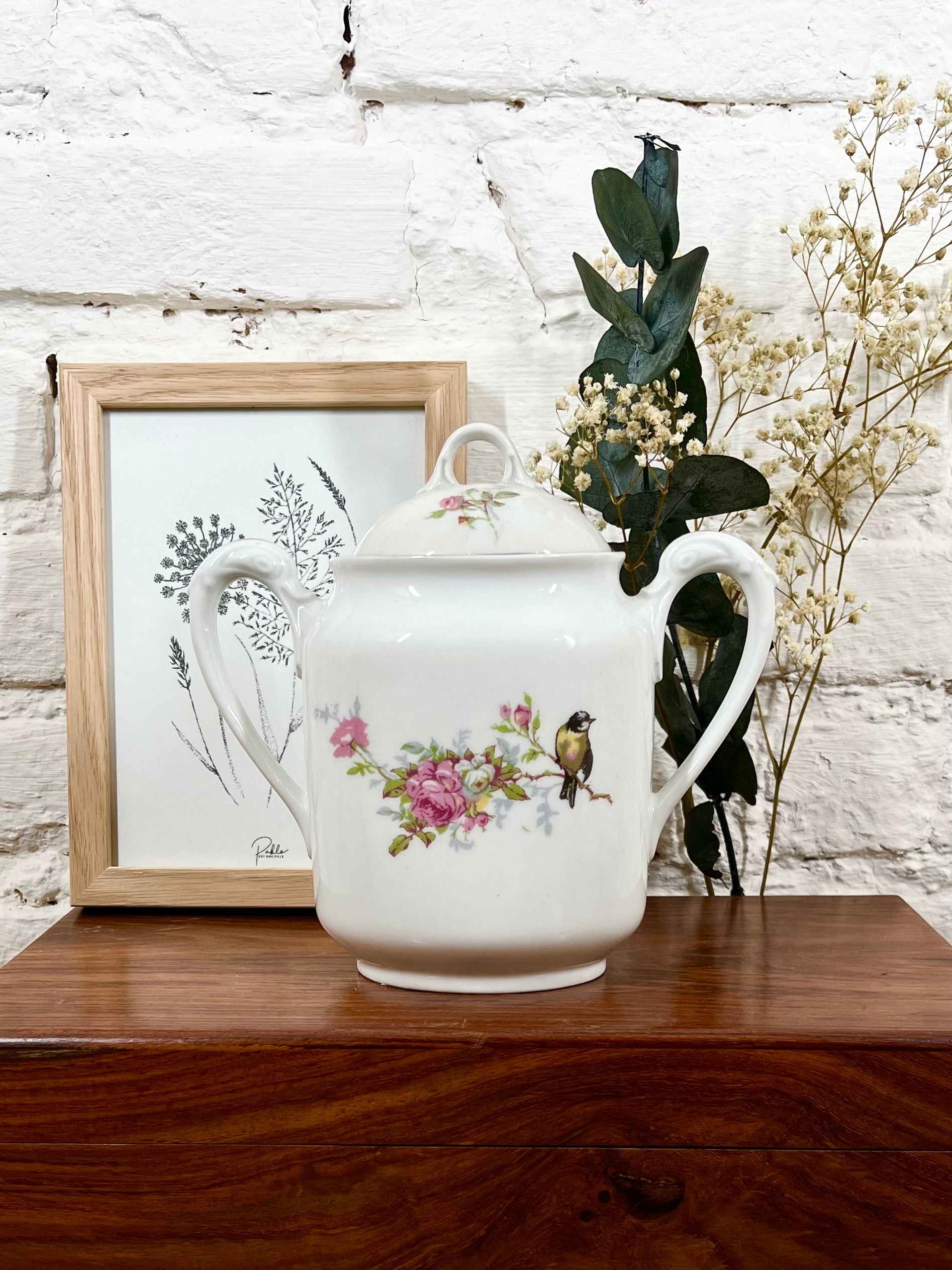 Sucrier en porcelaine