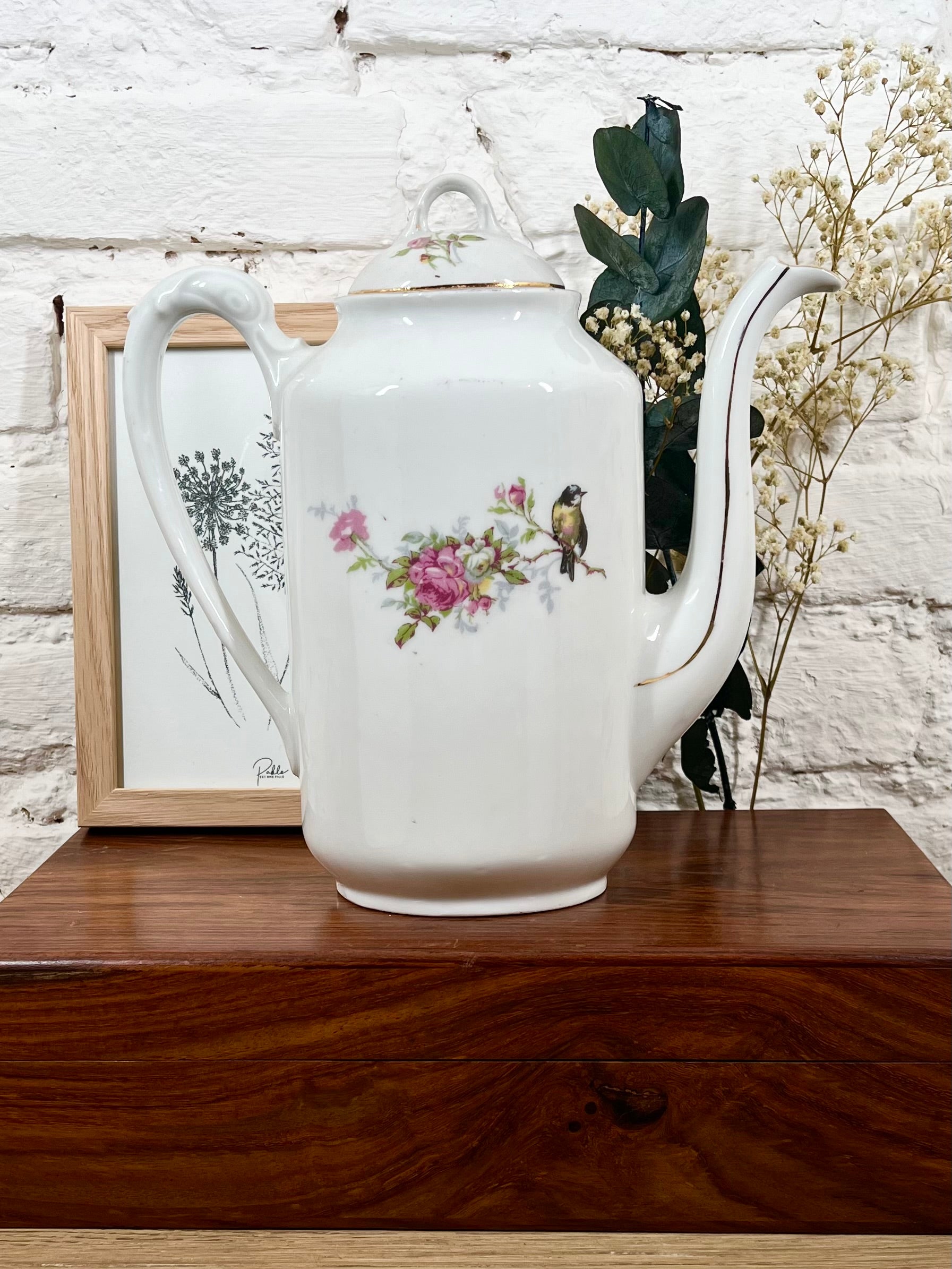 Cafetière en porcelaine