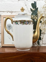 Cafetière en porcelaine de Limoges