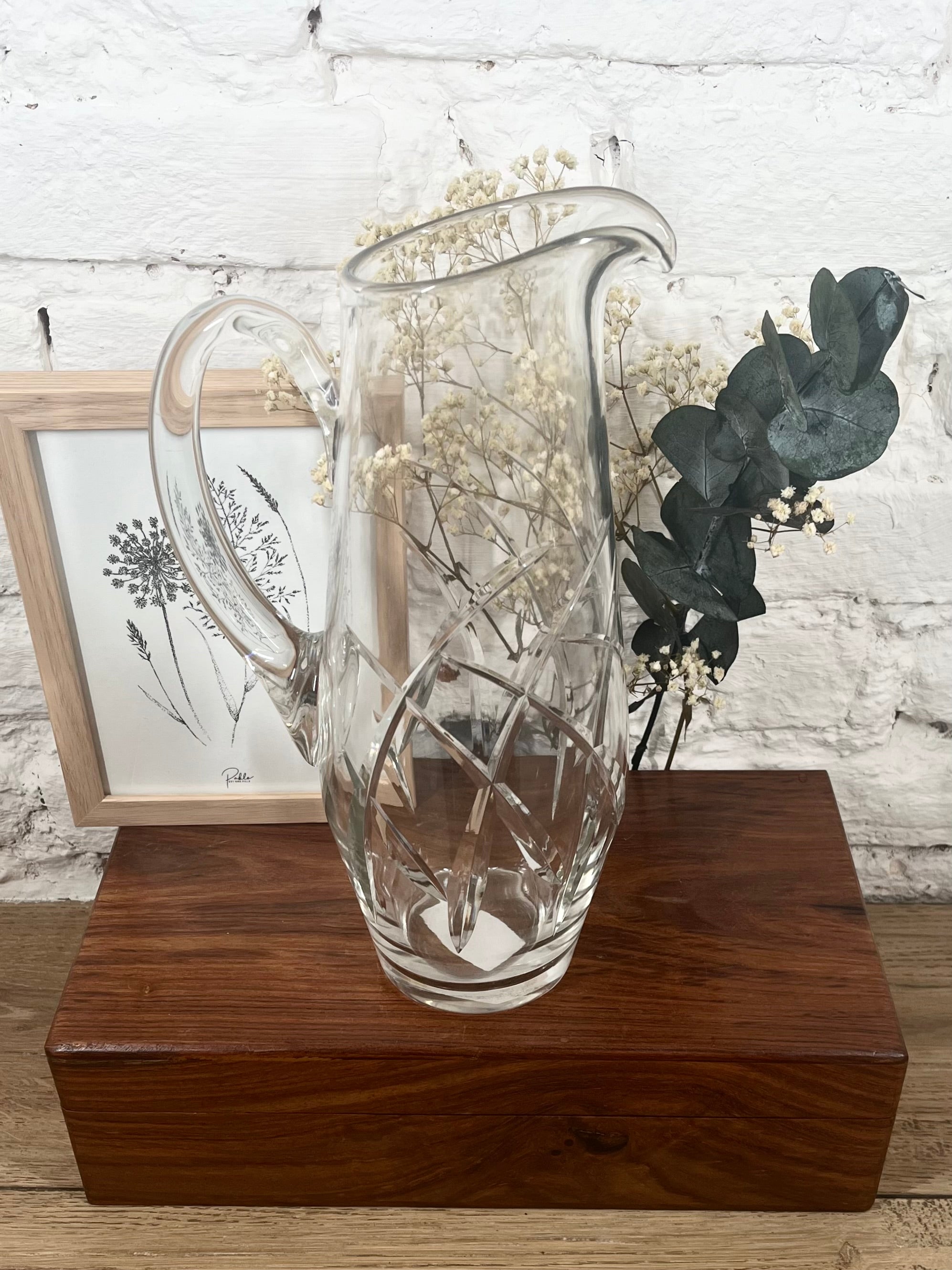 Pichet en cristal