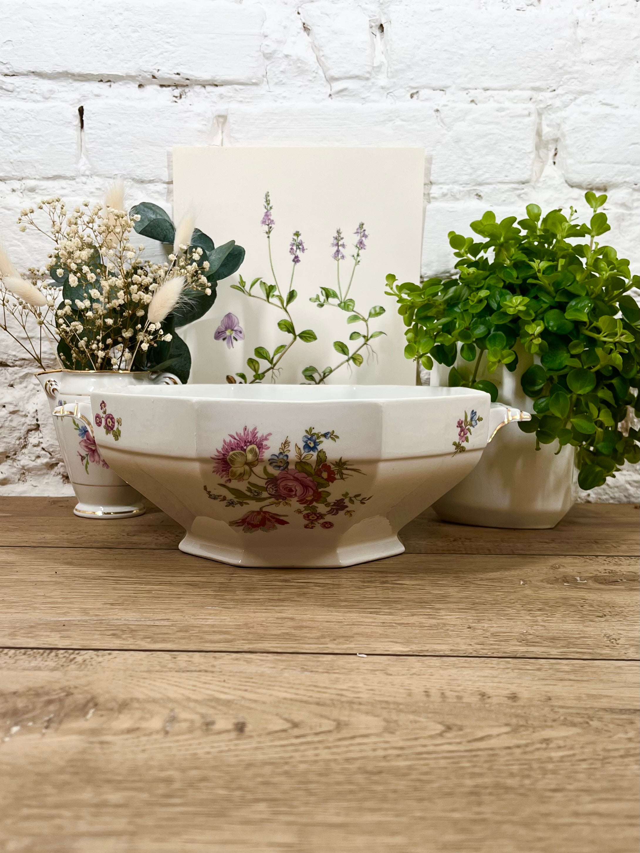 Saladier / légumier en porcelaine du Berry N°2