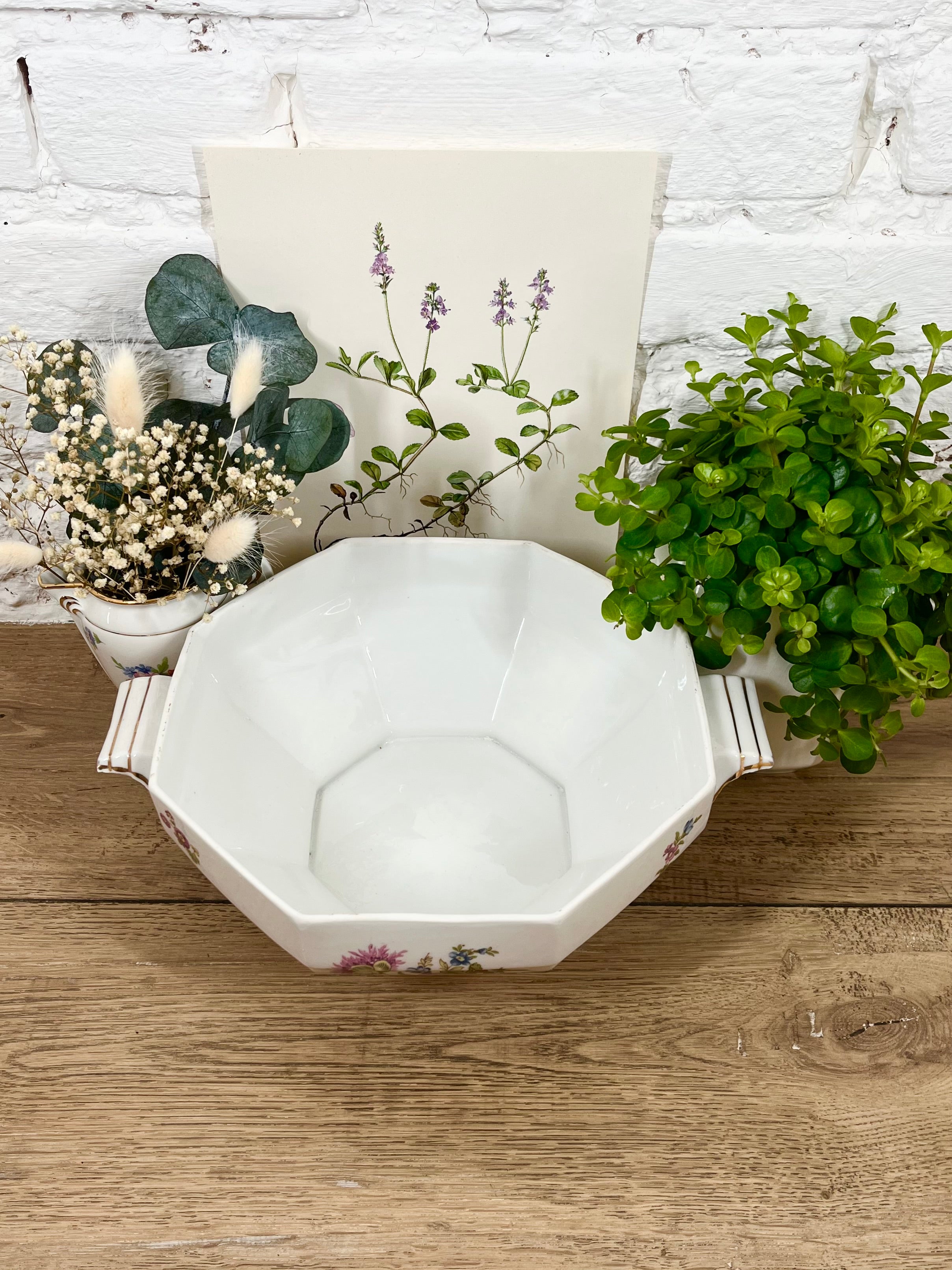 Saladier / légumier en porcelaine du Berry N°2