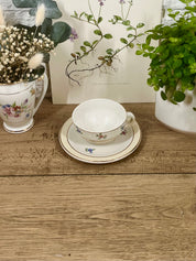 Tasse et soucoupe en faïence Moulin des Loups N°1