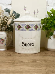 Pot à sucre en faïence N°1