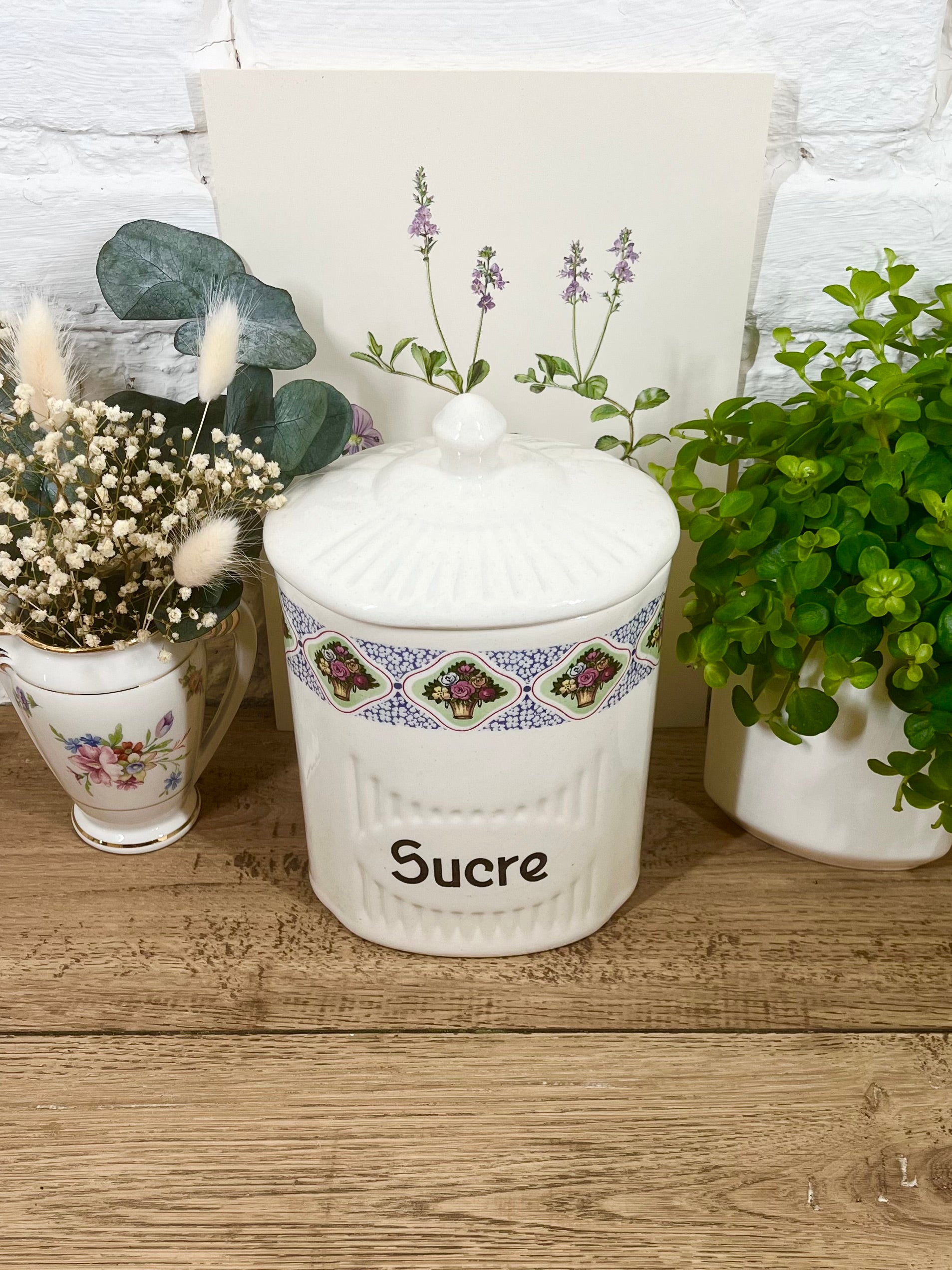 Pot à sucre en faïence N°1