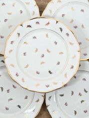 Assiette plate en porcelaine de Limoges N°1