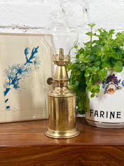 Lampe Pigeon en laiton