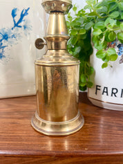 Lampe Pigeon en laiton