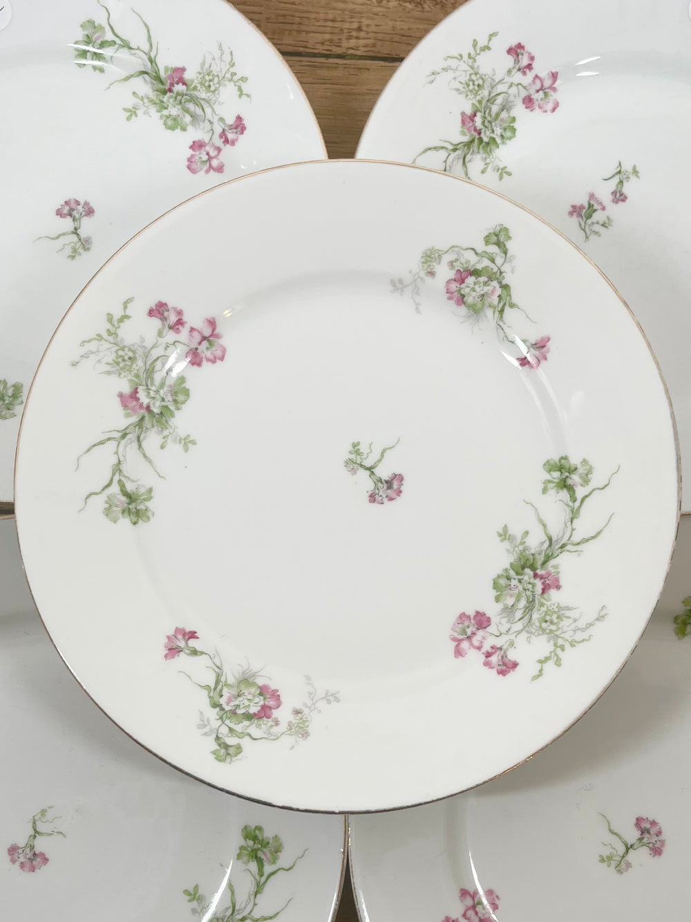 Assiette plate en porcelaine de Limoge N°4