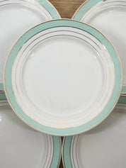 Assiette plate en faïence Luneville N°5