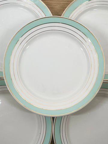Assiette plate en faïence Luneville N°5