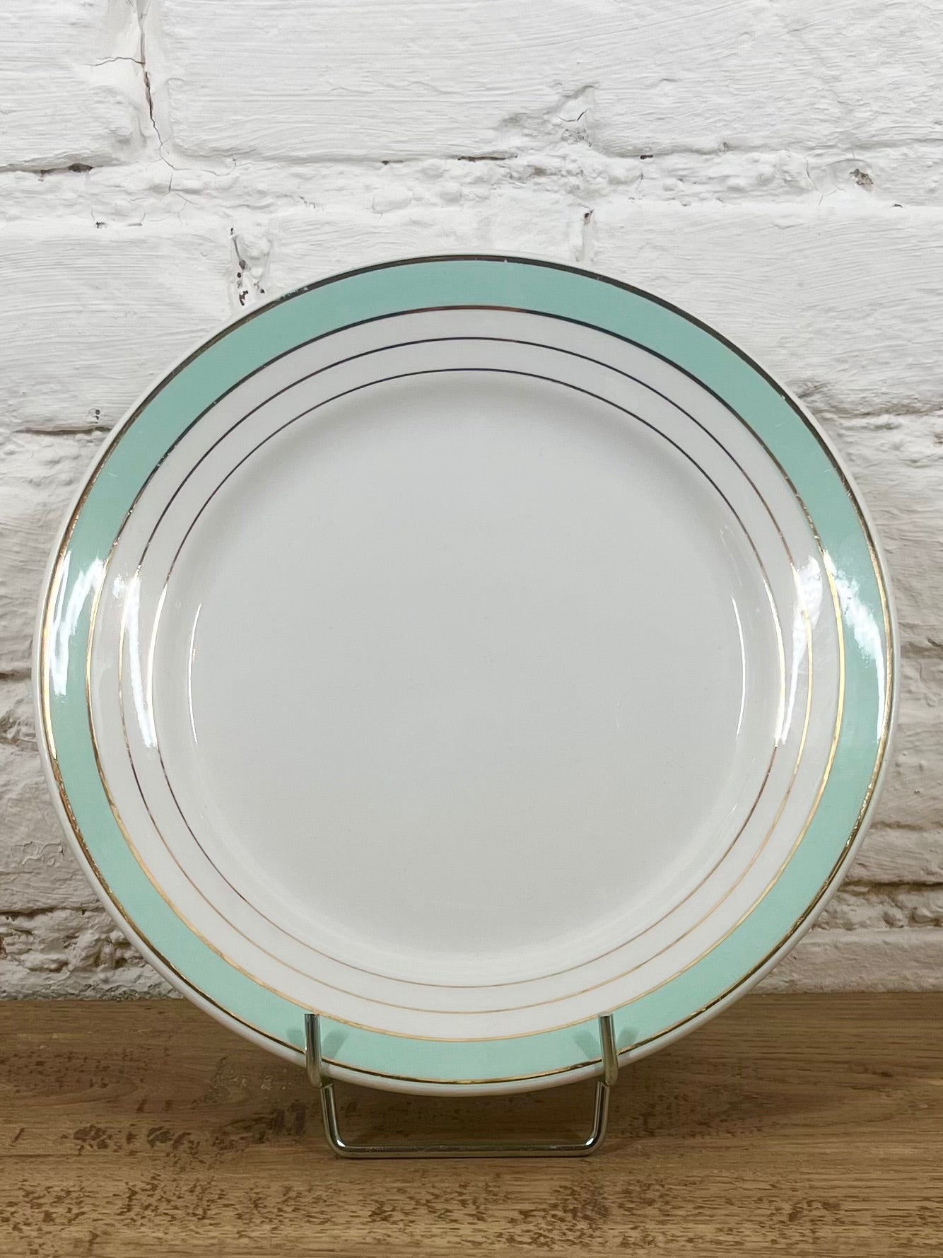 Assiette plate en faïence Luneville N°5