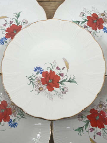 Assiette plate en faïence L'Amandinoise N°8