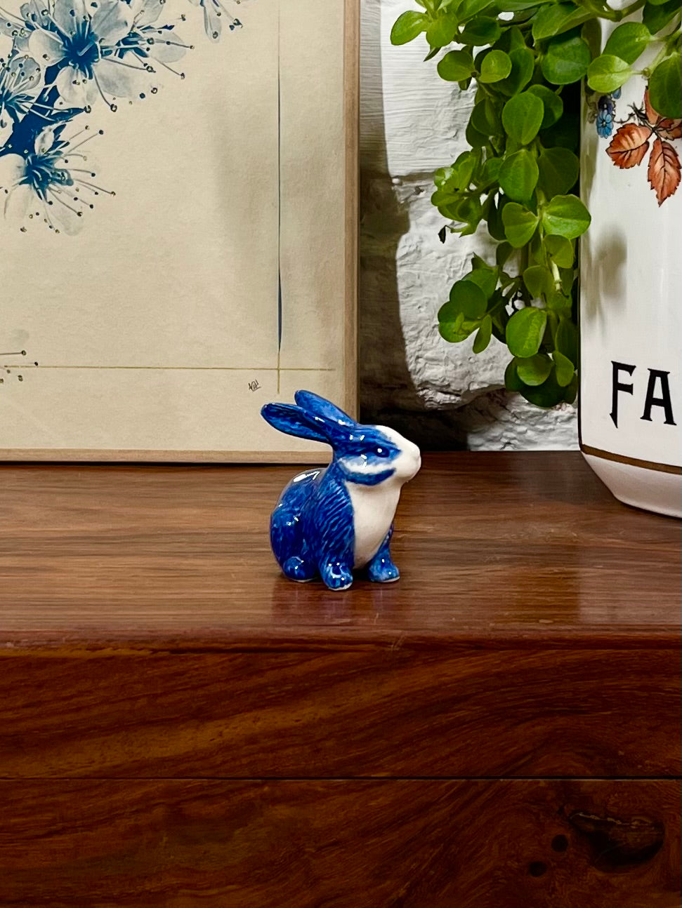 Lapin en faïence de Delft