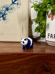 Panda en faïence de Delft