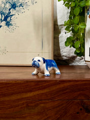 Bulldog en faïence de Delft
