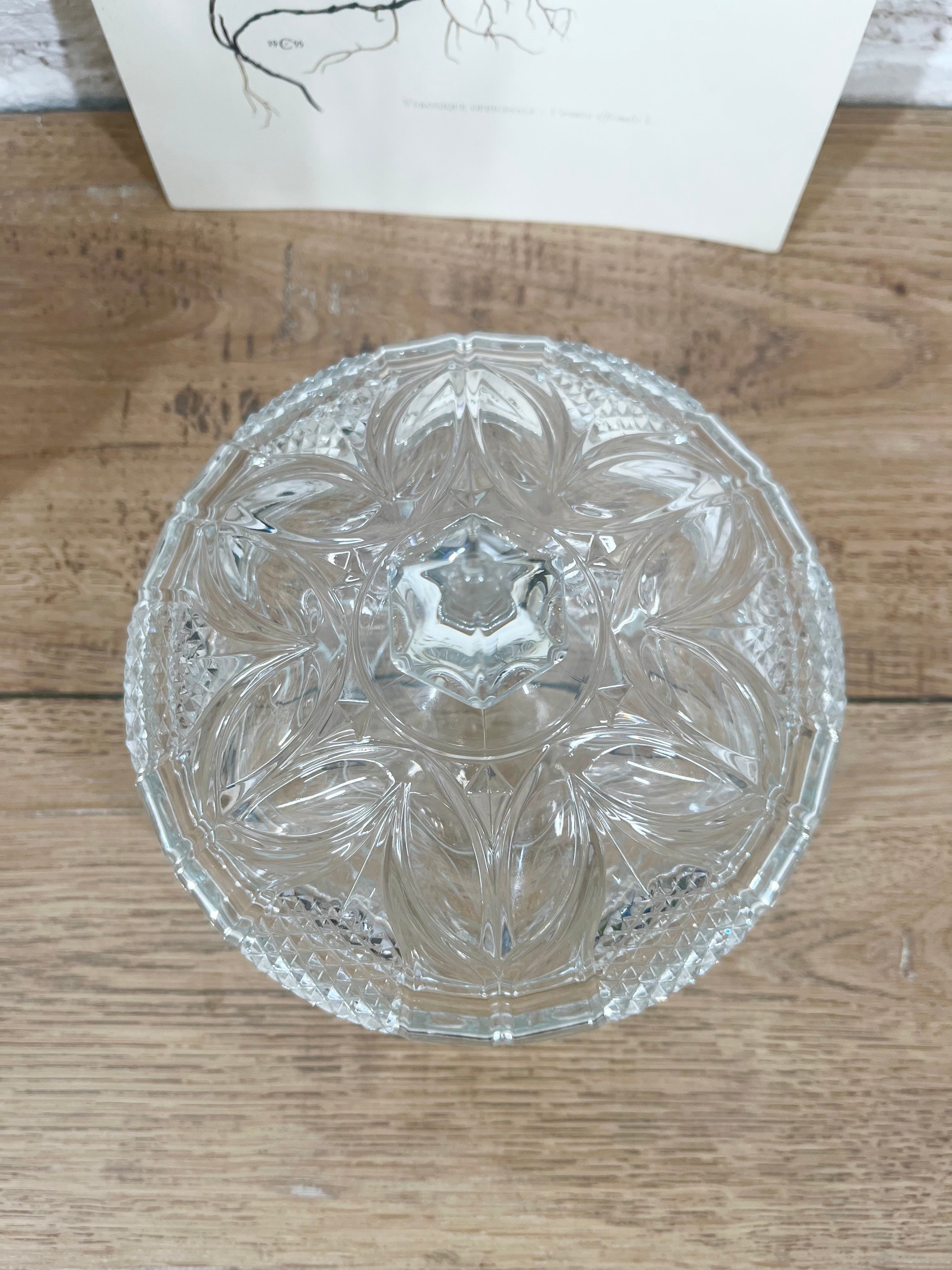 Bonbonnière en cristal