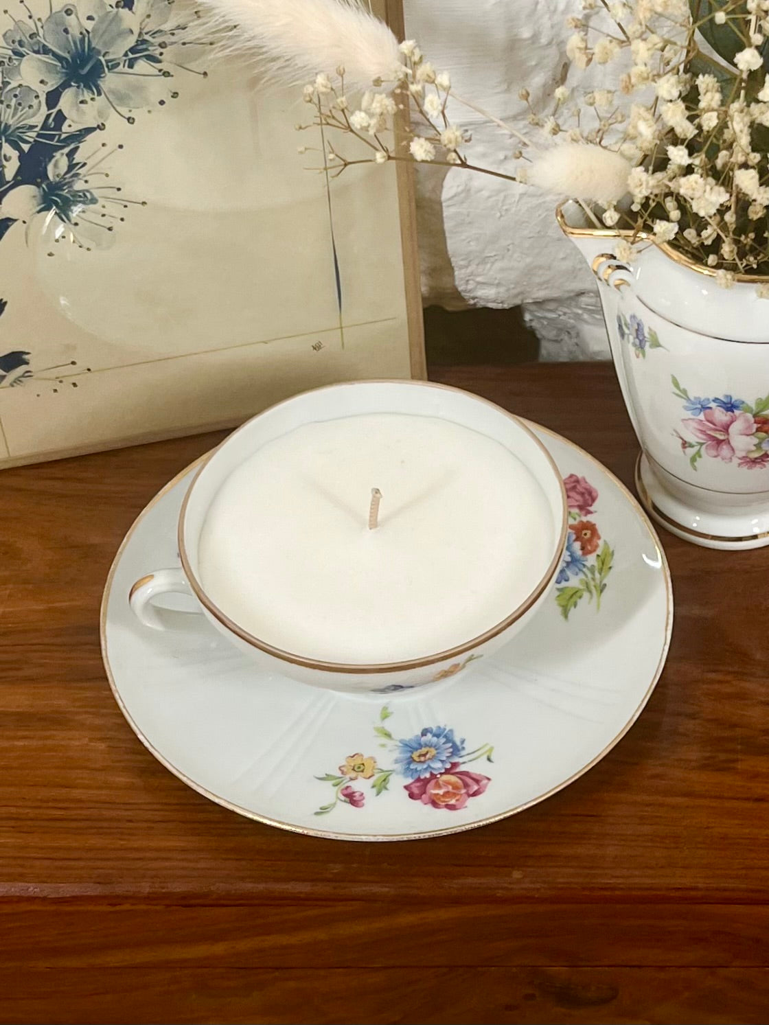 Bougie création E&J N°7 parfum muguet